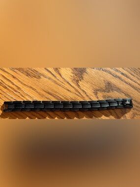 MENS BLACK LINK BRACELET